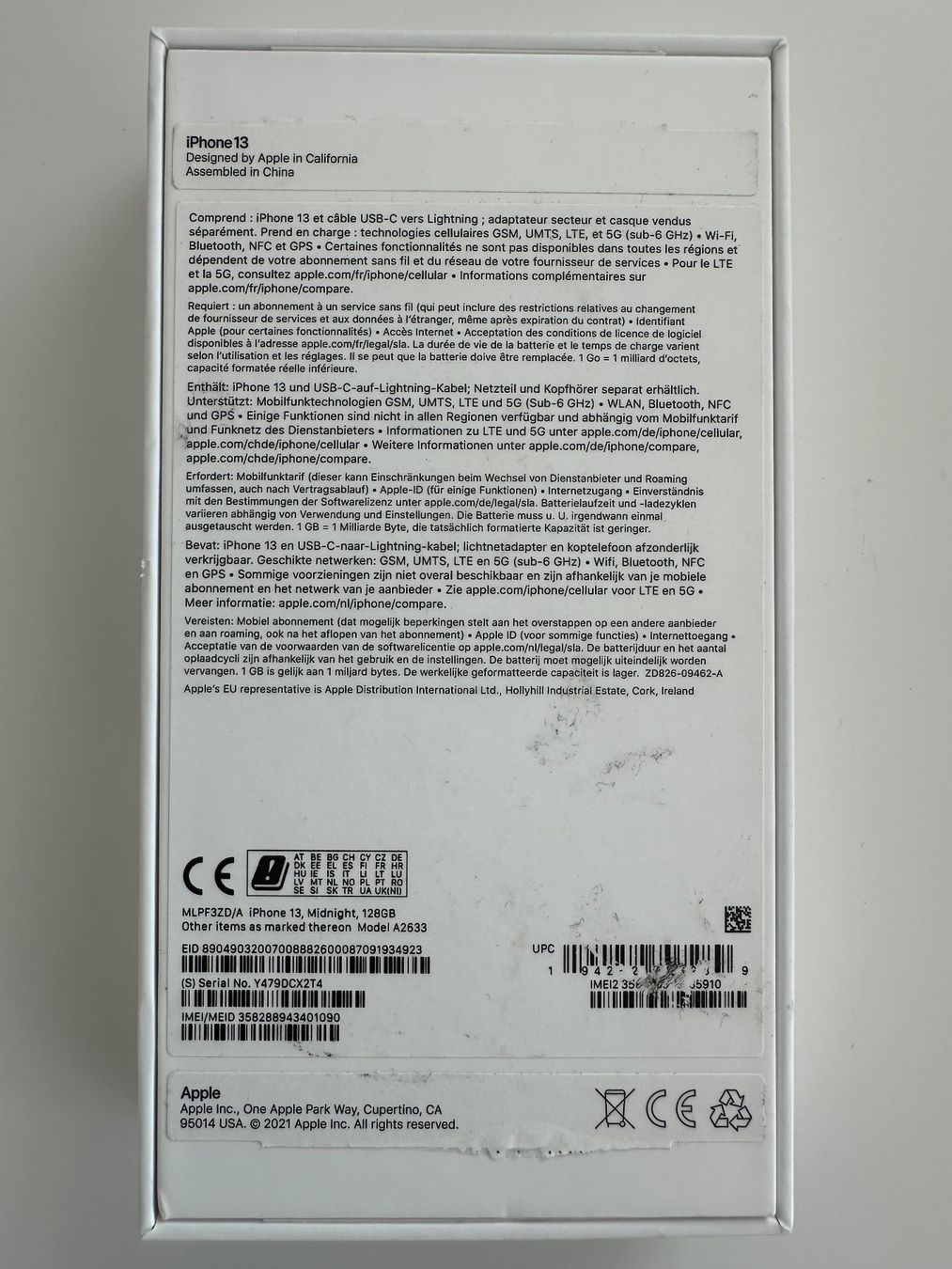 Apple Telefoni cellulari / Smartphones: iPhone 13 128GB Midnight - gebraucht, funktioniert – Usato da Stäfa venduto da vduval 2