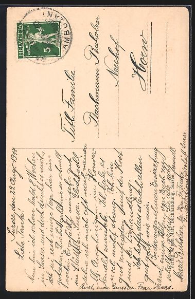 Cartoline postali: AK Sursee, Unteres Tor, 1917 – Usato da Berlin venduto da bartko-reher 1