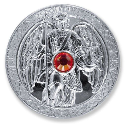 Statuette: Engeltaler versilbert - Erzengel Uriel – Nuovo e nell'imballaggio originale da Mauren venduto da Yeelen 1
