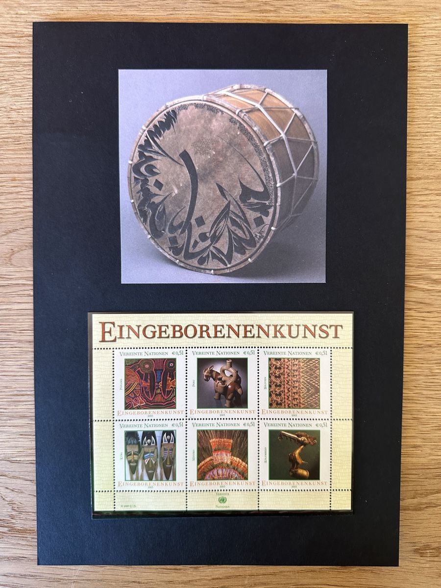 Tutti i francobolli: Nations Unies - Eingeborenen Kunst 3x Kleinbogen postfrisch  – Usato da Schmitten / FR venduto da Samsara169