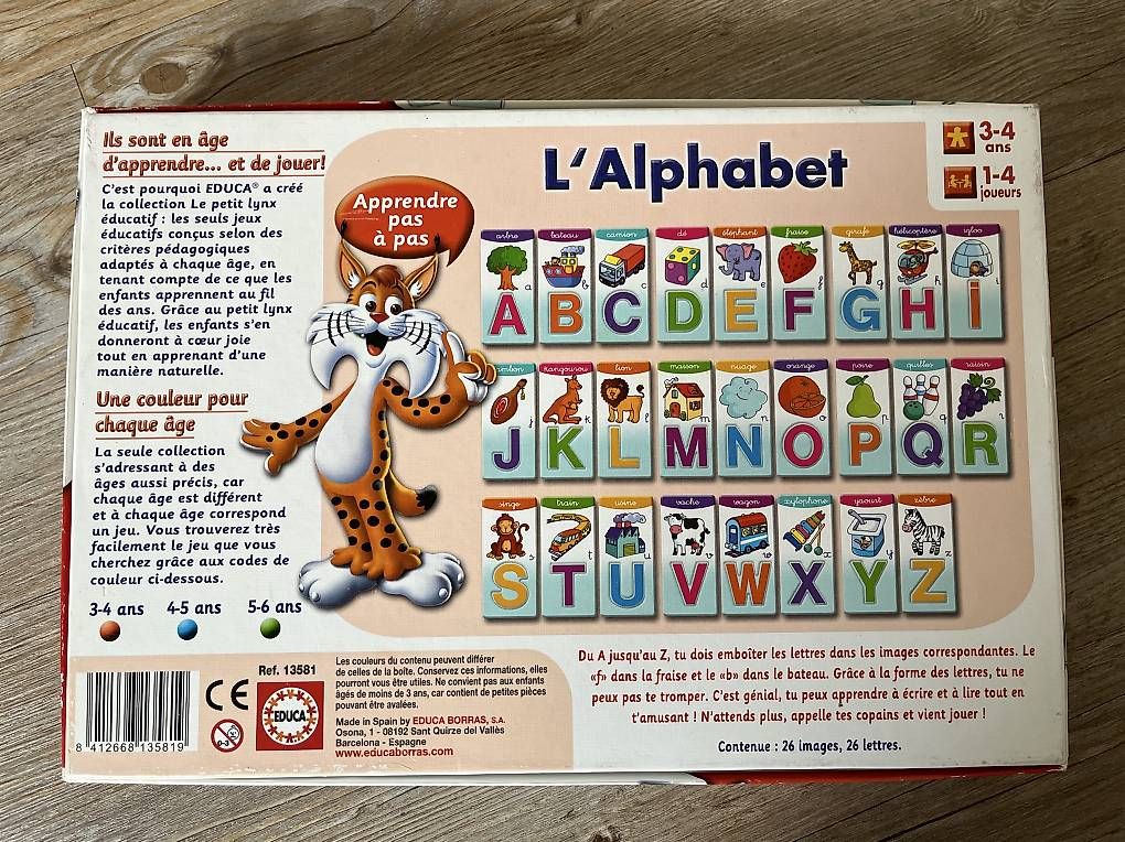Spiele: L'alphabet  – Gebraucht aus Yverdon-les-Bains von car_xd5s 1
