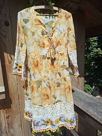 Midi Bohemian-Sommerkleid