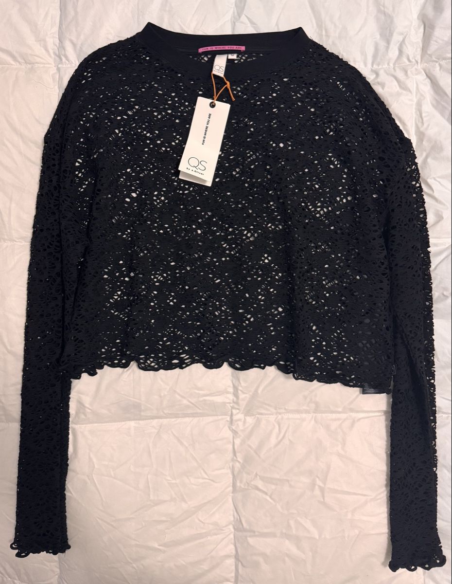 Maglioni & Felpe: Schwarzer Pulli mit Löcher – Nuovo e nell'imballaggio originale da Lenzburg venduto da CelinaS01