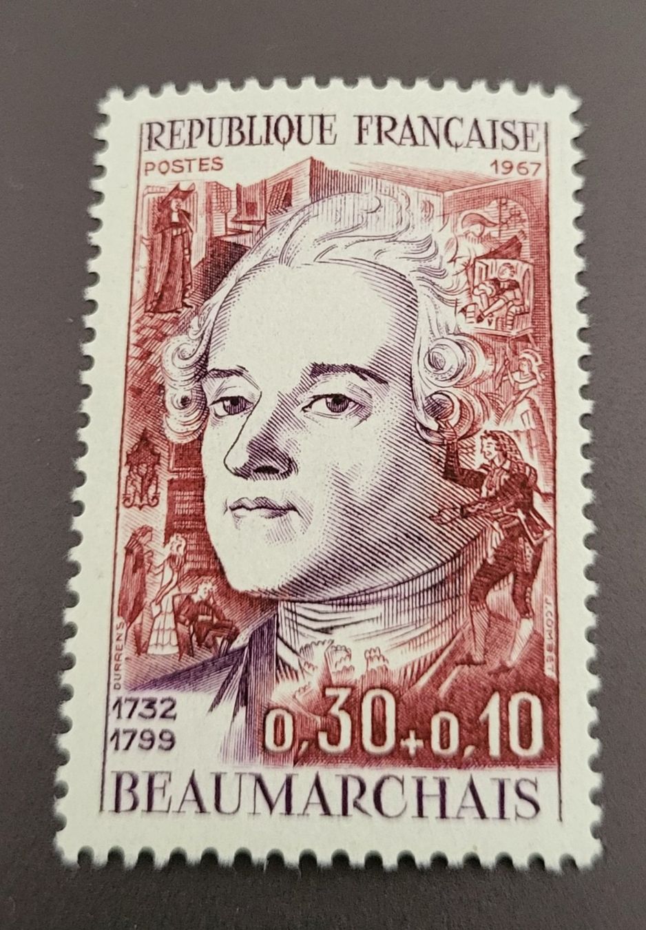 Tutti i francobolli: Frankreich 1967 briefmarke – Usato da St Gallen venduto da Stampsalshobby