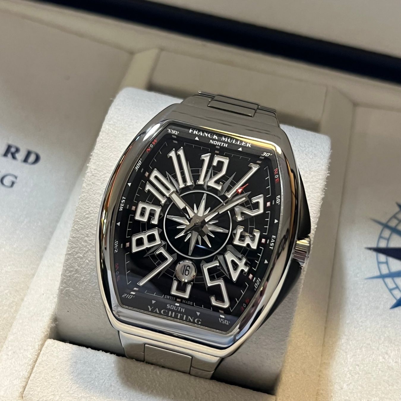 Franck Muller Montres: FLASH SALE Franck Muller Vanguard Yachting Full Set V45SCDT – D'occasion à Carouge GE par Watchaser 2