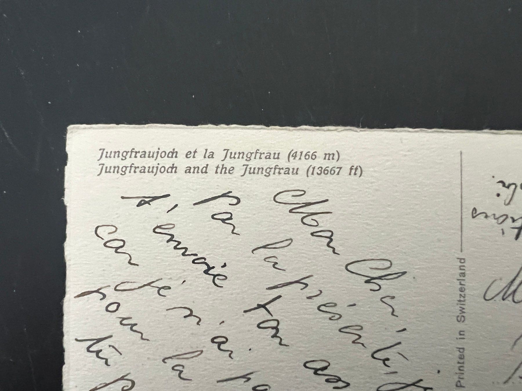 Cartoline postali: AK  Jungfraujoch   (G1393) – Usato da Hinwil venduto da Sidi4 1