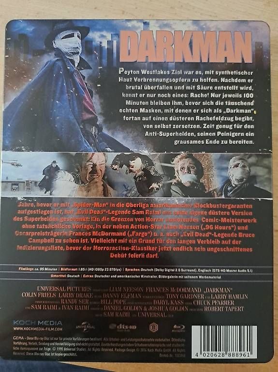 Tutti i DVDs: Darkman Blu-ray Steelbook  – Usato da Zürich venduto da Andri878 2
