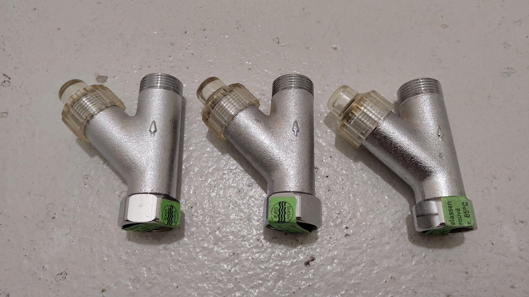 Sanitär: 3x Schrägsitzfilter, Schrägfilter, Schmutzfänger, SVGW, NEU – Neu (gemäss Beschreibung) aus Ballwil von bom_ar