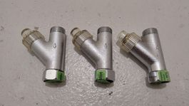 3x Schrägsitzfilter, Schrägfilter, Schmutzfänger, SVGW, NEU