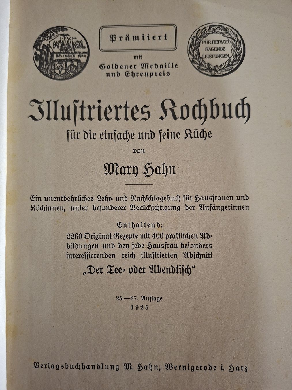 Libri: Antikes Kochbuch von Mary Hahn – Usato da Grindelwald venduto da carro5 2