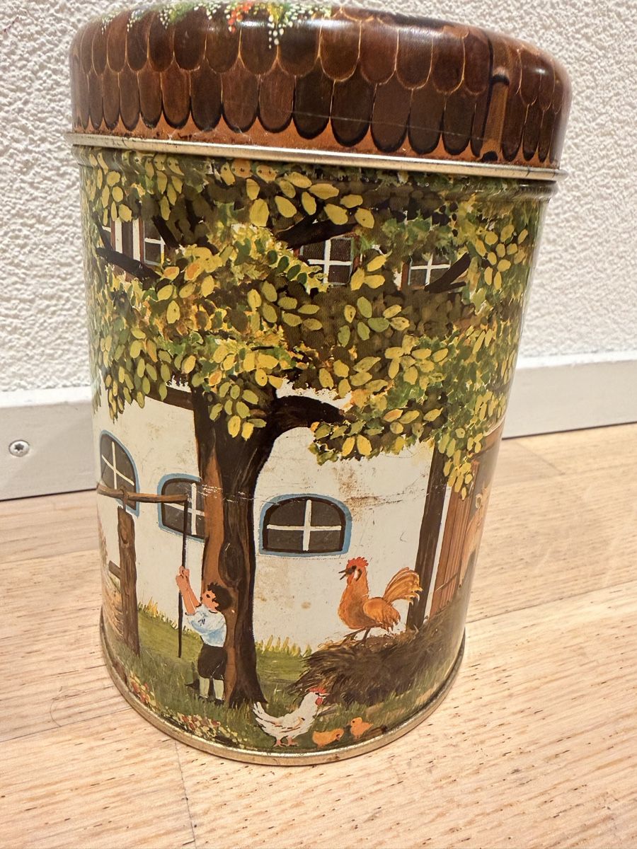 Zuccheriere: Retro Blechdose Motiv Bauernhaus – Usato da Rorschach venduto da nan_8rts 2