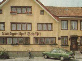 BAZENHEID: Gasthof Schäfli, Retro-Romantik, Oldtimer ~1975