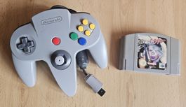N64 Originalcontroller + Spiel 007 Goldeneye