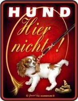 Funschild - HUND - HIER NICHT
