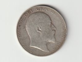 1906 Half Crown Silber Münze EDWARD VII  Grossbritannien 925