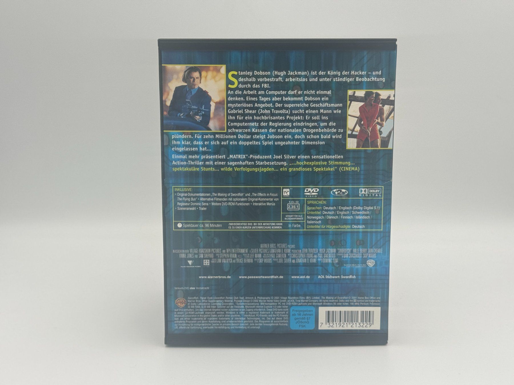 Tutti i DVDs: PASSWORT SWORD FISH - Versand A-Post nur CHF 2.50! – Usato da Siblingen venduto da goodprice24 1
