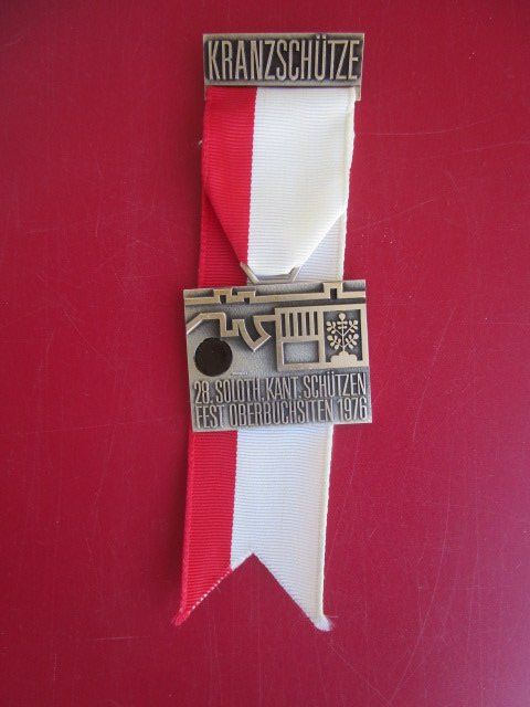 Medaillen: 28. Solothurner Kantonal Schützenfest 1976 - Oberbuchsiten – Neu (gemäss Beschreibung) aus Luzern von Horoskop1