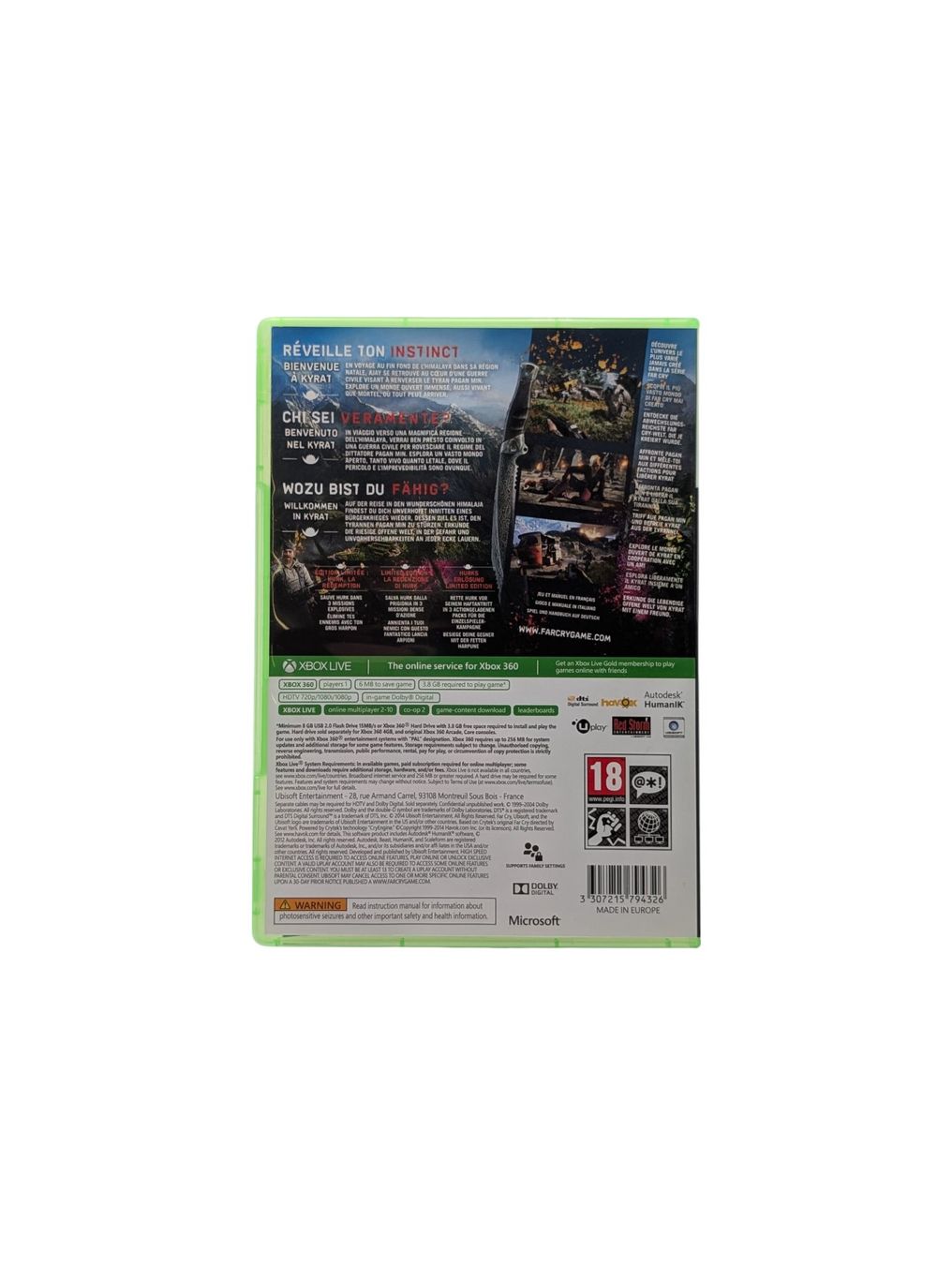 Microsoft Giochi: Far Cry 4 Xbox 360 – Usato da Domat/Ems venduto da IsseldorsShop 1