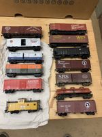 USA,13 verschiedene Güterwagen, gebraucht,Pf22