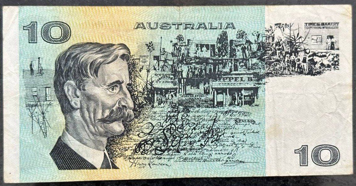 Banconote: Australien 10 Dollar Note, Sammlerstück – Usato da Beringen venduto da Mantafisch1 1
