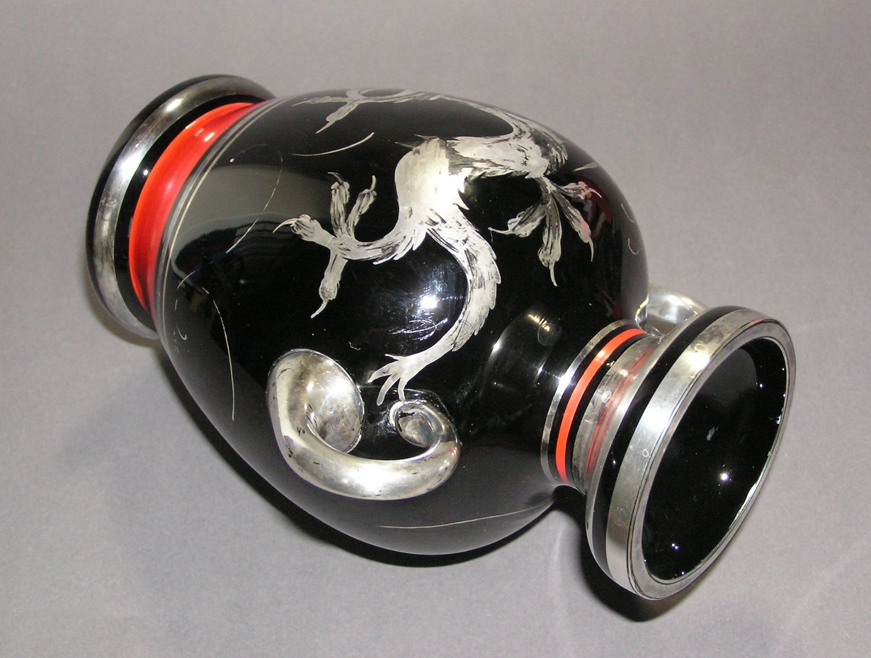 Vasi & Recipienti: ALTE VASE MIT SILBERAUFLAGE – Usato da Grenchen venduto da country59 4
