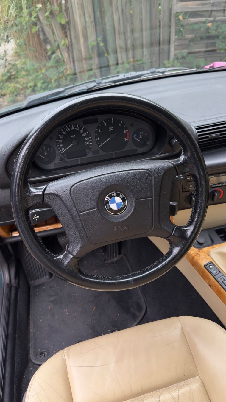 BMW Alle Autoersatzteile: Original BMW E36 Lederlenkrad schwarz – 4 Speichen – Gebraucht aus Jonen von BMWE369 1