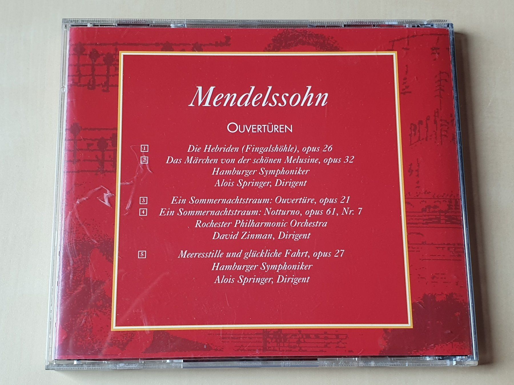CD: Mendelssohn Ouvertüren – Usato da Stansstad venduto da collectorsshop 1