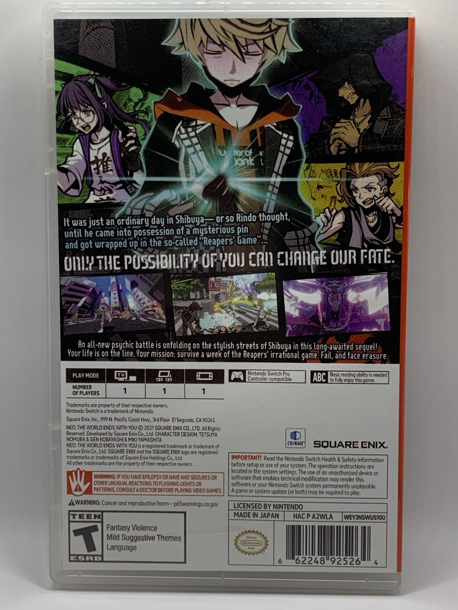 Nintendo Spiele: Nintendo Switch - Neo The World Ends With You – Gebraucht aus Ostermundigen von RG-Collector 1