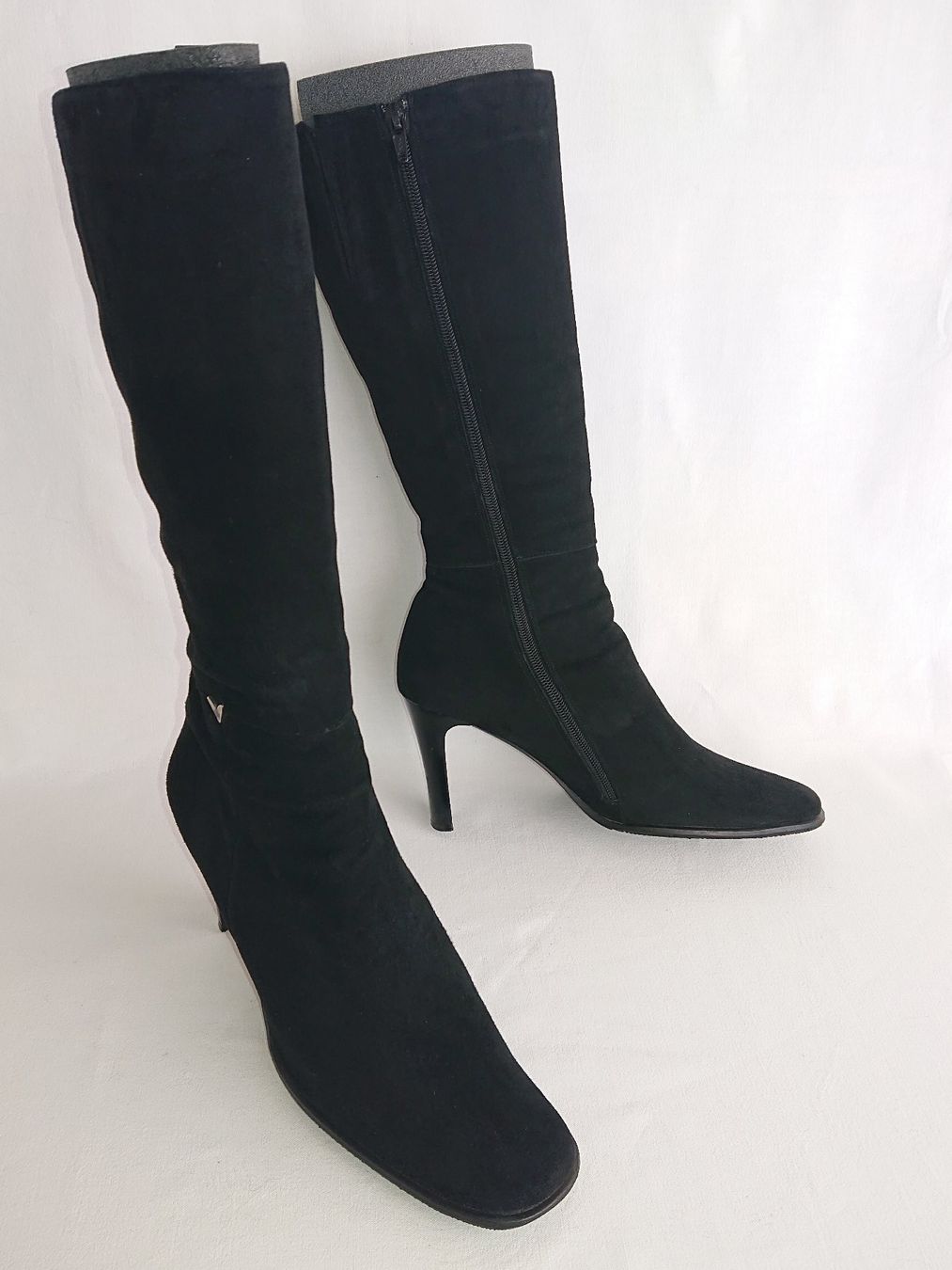 Scarpe da donna: Wildleder-Stiefel  - 39 - warm gefuttert - schwarz – Usato da Thusis venduto da drd_zy9w 5