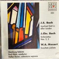 J.S Bach, J. Chr. Bach, W.A. Mozart, Hellen Kwon - Jauchzet