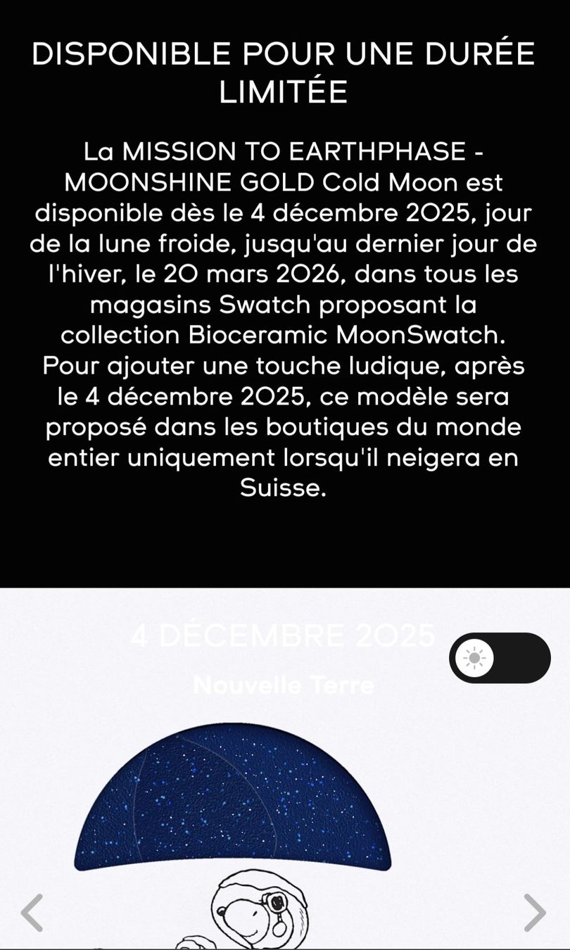 Swatch Orologi: Omega x Swatch MoonSwatch Snoopy - ice - flocon de neige – Nuovo e nell'imballaggio originale da Bursinel venduto da Rolesor 3