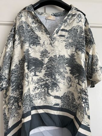 lange elegante Bluse von J&L Paris