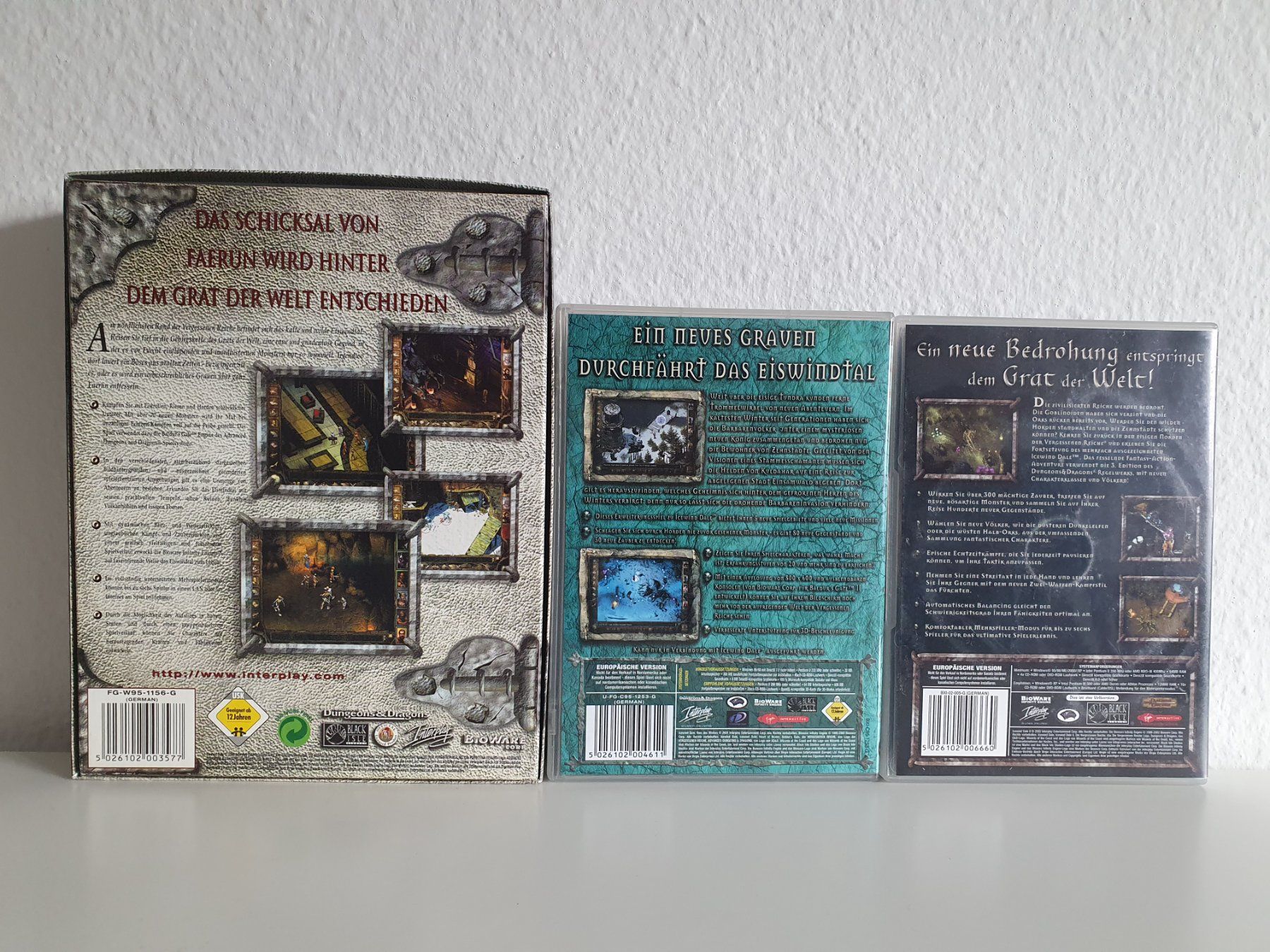 Spiele: PC Games Icewind Dale 1+2+Add-On (2000-2002) Big Box Bundle – Gebraucht aus Greifensee von perfectioN88 1