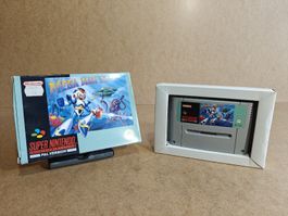Mega Man X Super Nintendo Cartridge & Box PAL