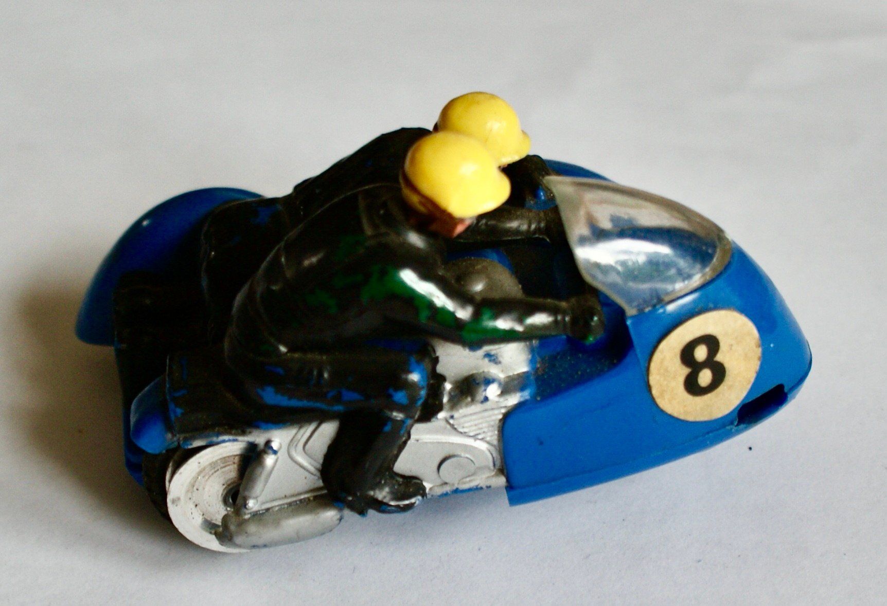 Scalextric Modellini d'auto: Sidecar Scx Triang Scalextric Mm / B1 Typhoon 8 Bleu Typ2 – Usato da Morrens VD venduto da alain50