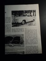 Prospekt Test Saab V4 1967 Tagesanzeiger