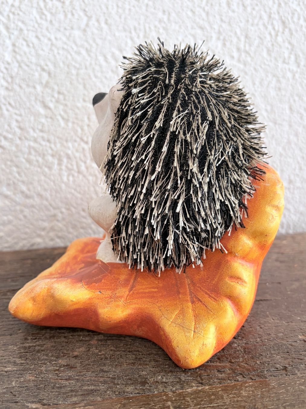 Statuette: Deko Igel auf Herbstblatt Keramik Neu – Nuovo e nell'imballaggio originale da Zäziwil venduto da Emlea 5