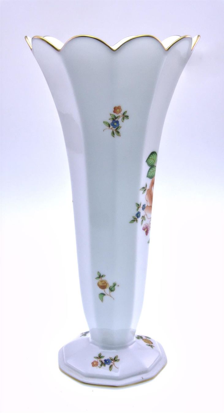 Herend Vasen & Gefässe: grosse Trumpetenvase Herend Ungarn PBR 7075 – Gebraucht aus Langenthal von Antik_Huesli 2