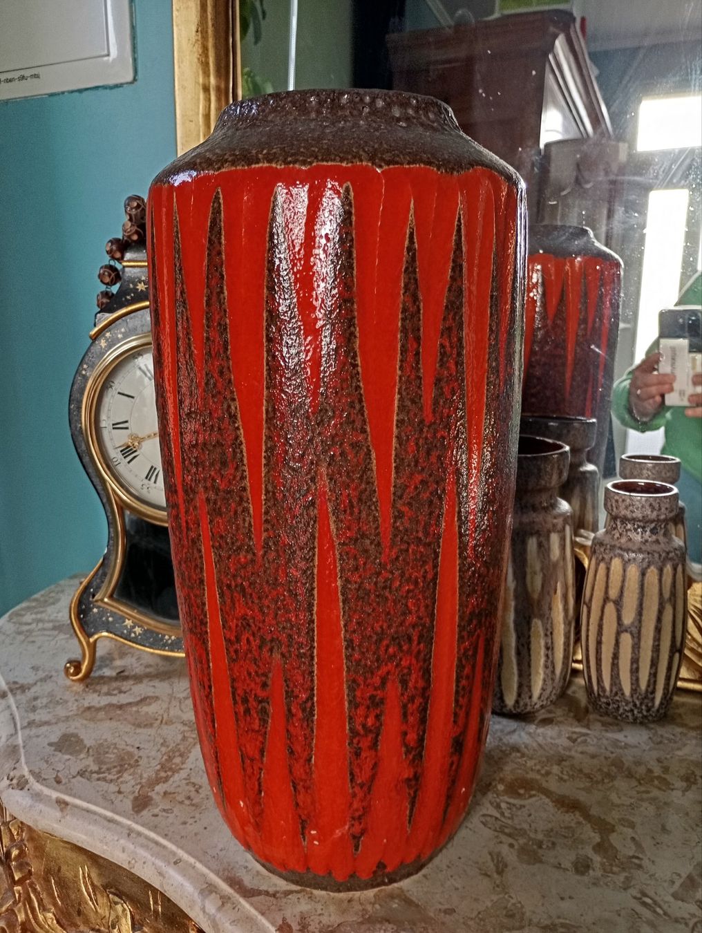 Vasi & Recipienti: Scheurich 517 45. Decor Lora, presented 1970 – Usato da Dietikon venduto da aberdeen30 2