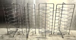 4 x Tellerständer Tellerhalter Edelstahl für je 8 Teller