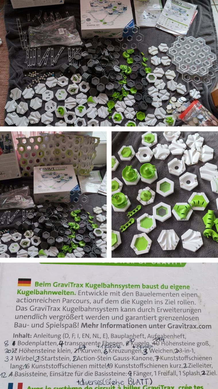 Ravensburger Giocattoli: Gravitrex riesiges Paket mit vielen Extras – Usato da Alpnach Dorf venduto da Familieleben
