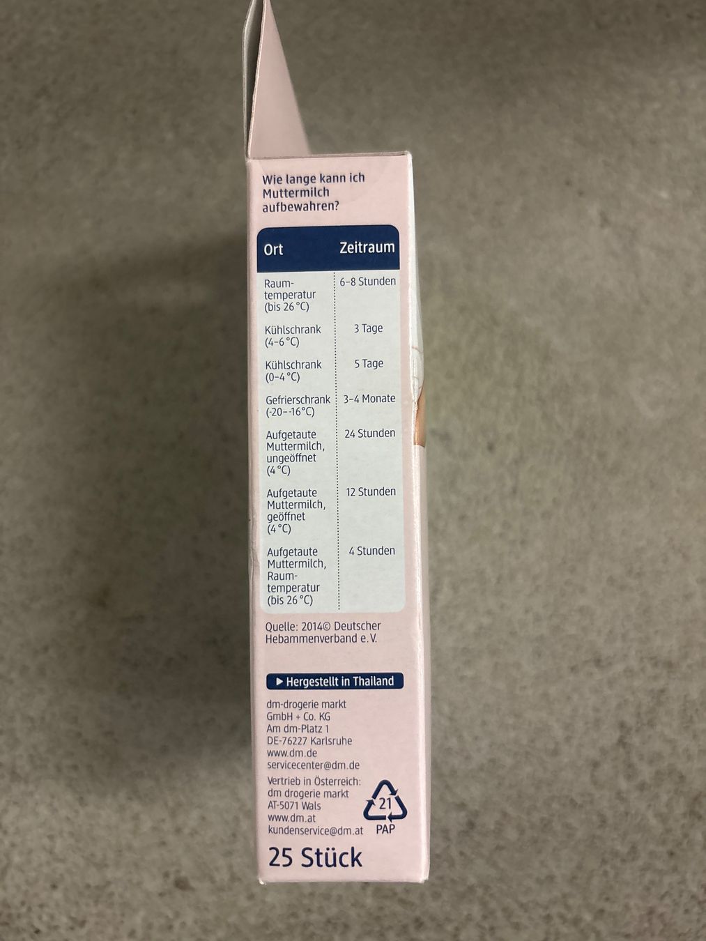 Behälter & Ähnliches: Muttermilch-Beutel 25 Stück verpackt plus angebr. Packung – Neu und originalverpackt aus Zürich von ame_ds56 2