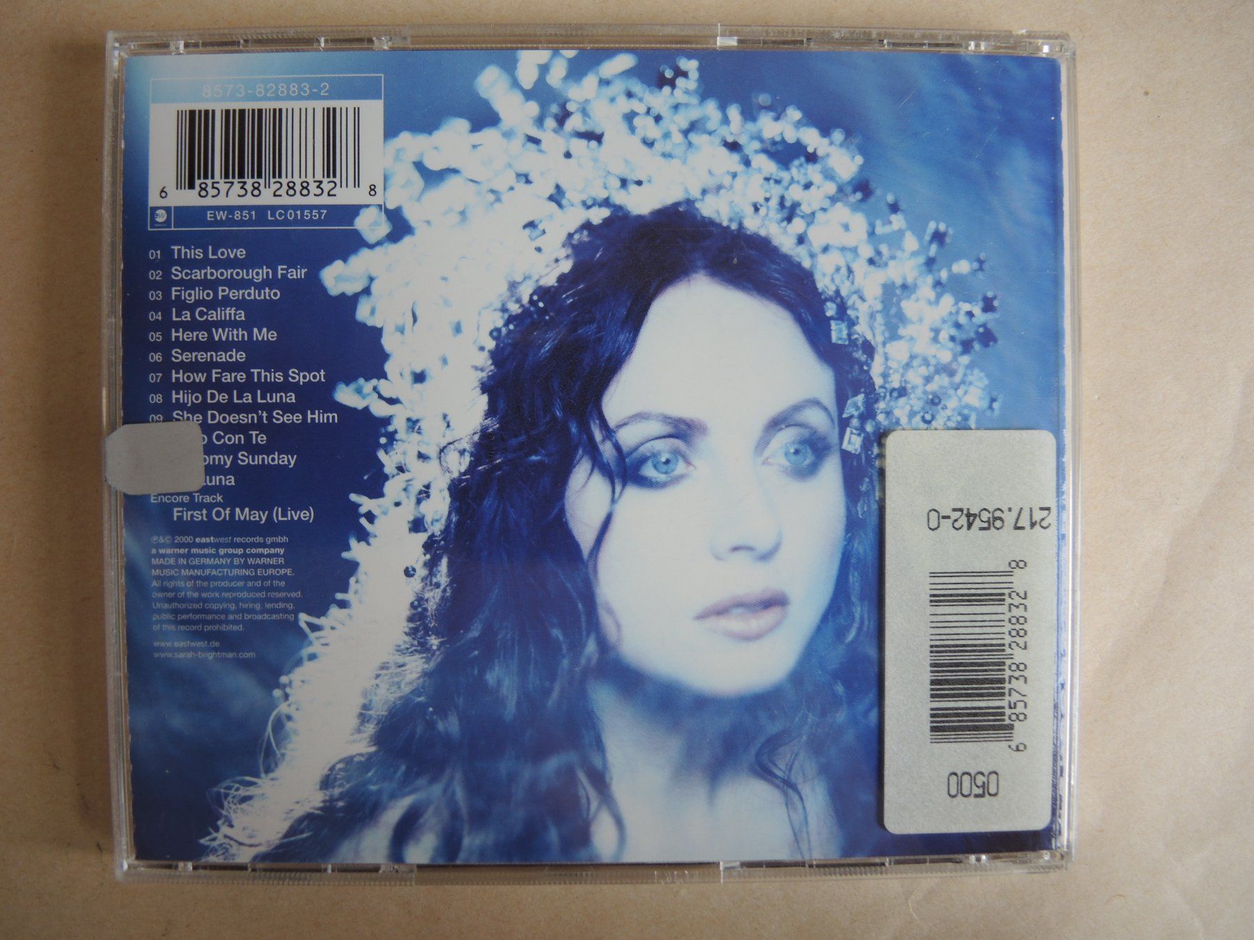 CD: Sarah Brightman - La Luna CD - Wunderschöne Klassiker CD! – Usato da Rorschach venduto da maeck8 2