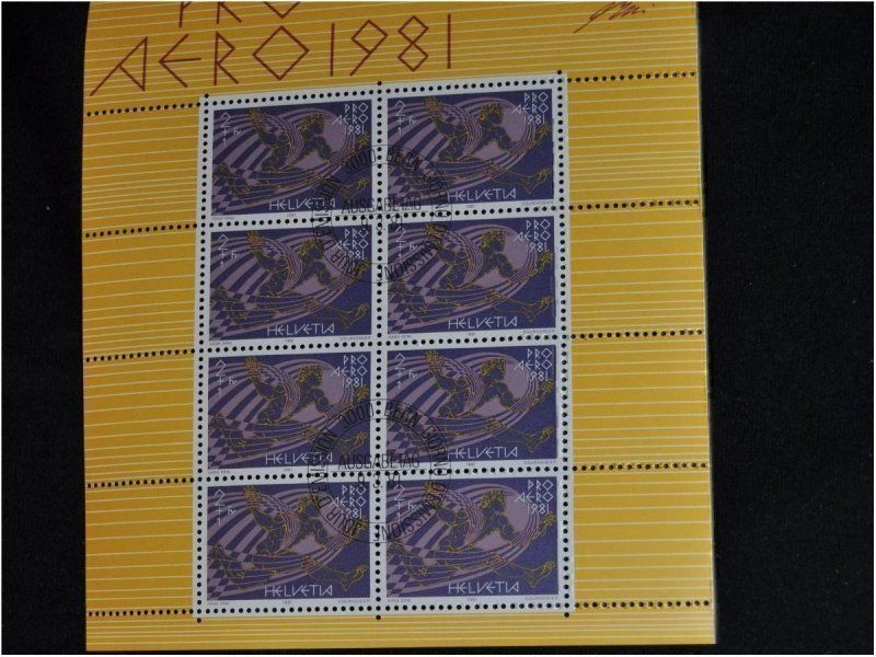 Tutti i francobolli: Block Pro Aero 1981 gestempelt (R07) – Usato da Zeihen venduto da Hammerpreise 2