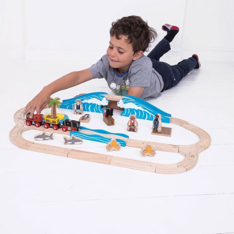 Brio Giocattoli: Holzeisenbahn "Piraten Set" – Nuovo e nell'imballaggio originale da Malters venduto da leif 1