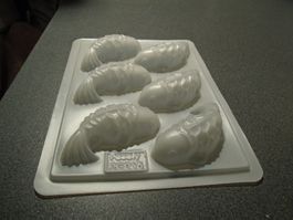 Fisch - Form, 6 kleine Fische, Pesoly