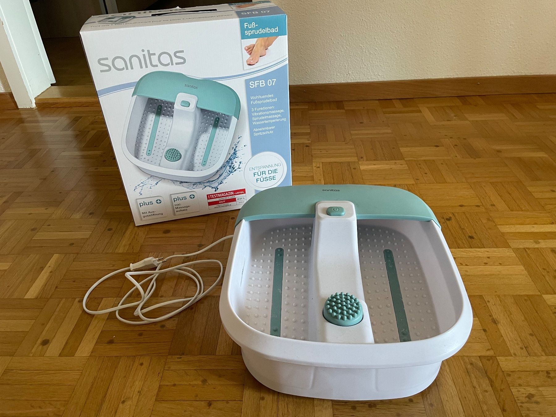 Massagegeräte: Sanitas Fusssprudelbad SFB 07 – Gebraucht aus Stans von downtown83 1