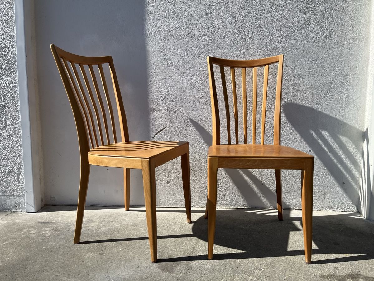 4er Set Vintage Sprossenstühle Holzstühle (Gebraucht) in Bern für CHF 350 – nur Abholung auf Ricardo kaufen
