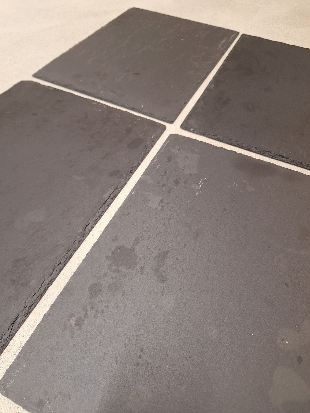 Tutte le decorazioni: 4x Schiefer - Servierplatte, Dekotation – Usato da Regensdorf venduto da Schmim