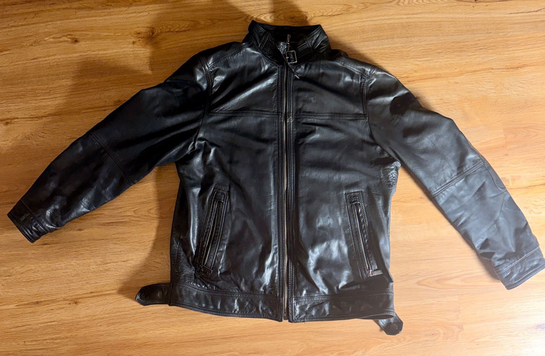 Strellson Jacken: Strellson Lederjacke Herren schwarz Gr. 52 – Gebraucht aus Herisau von butthead